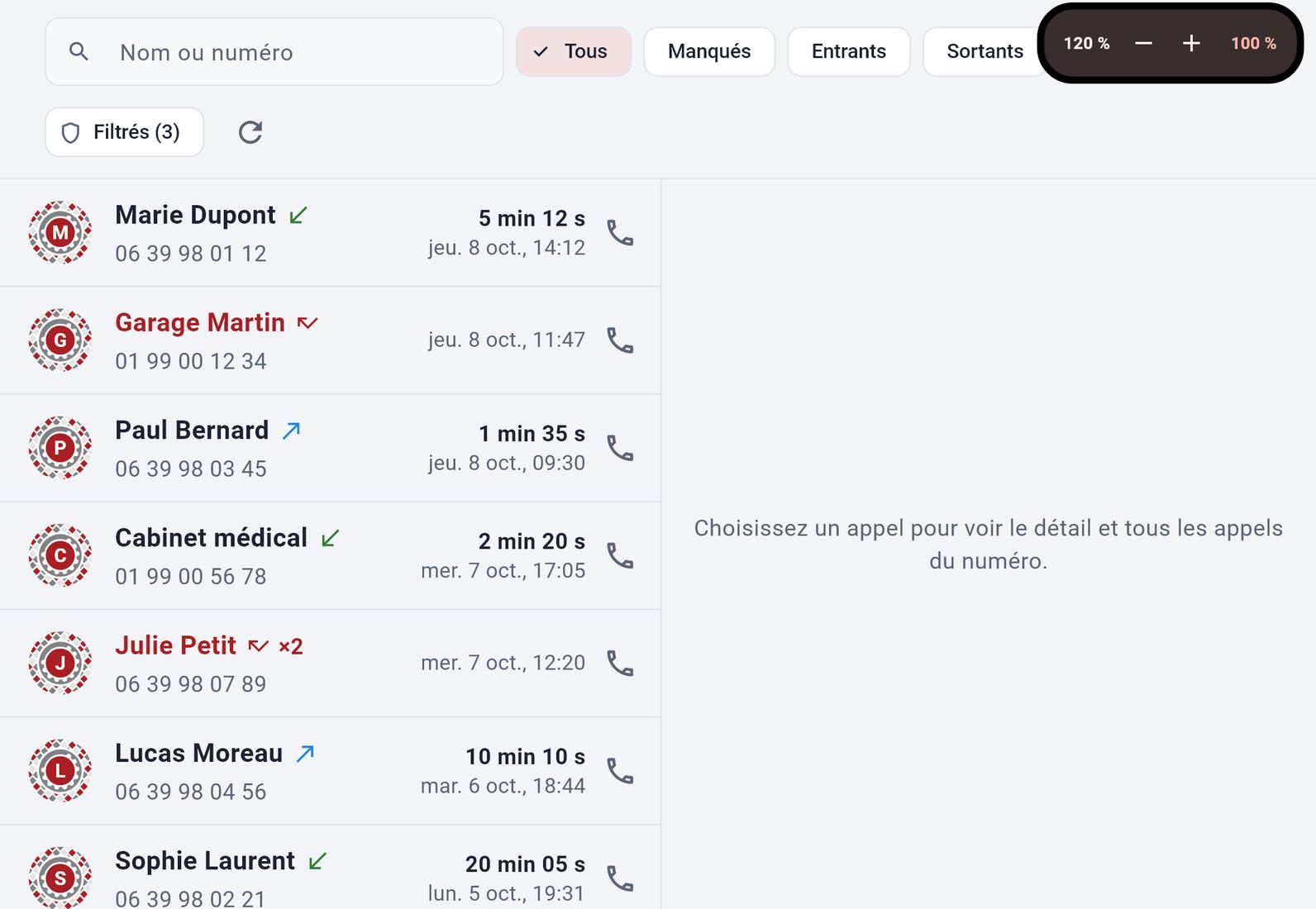 Votre téléphone sur le PC — capture de l’application